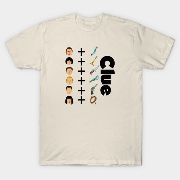 Clue movie t-shirt T-Shirt by Takurs